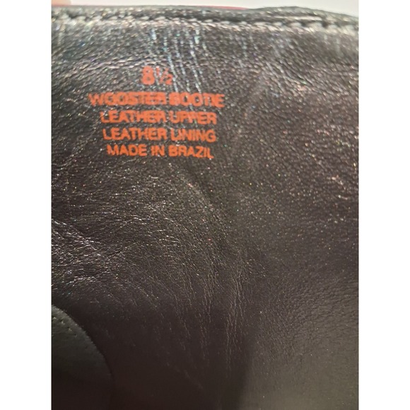 Marc Joseph New York Ankle Boots Size 8.5M Deep Red Suede Block Heel Buckle - Picture 8 of 9